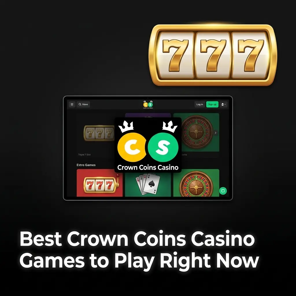 Top 10 Crown Coins Casino games including Buffalo Blitz, Starburst, Wolf Gold, and Sweet Bonanza for US players