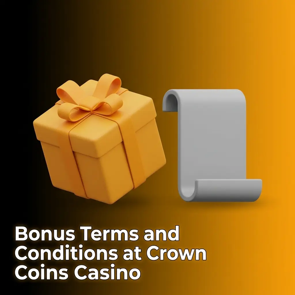 Crown Coins Casino bonus terms and conditions including Sweeps Coins redemption rules for eligible US players