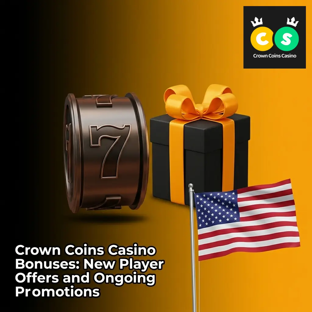Crown Coins Casino welcome bonus offer showing 100000 Crown Coins and 2 Sweeps Coins no deposit required for US players