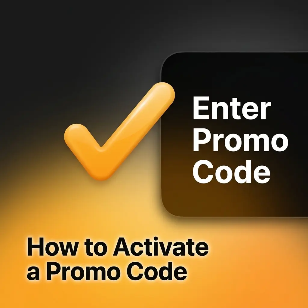 Step-by-step guide showing how to activate a Crown Coins Casino promo code through account dashboard settings