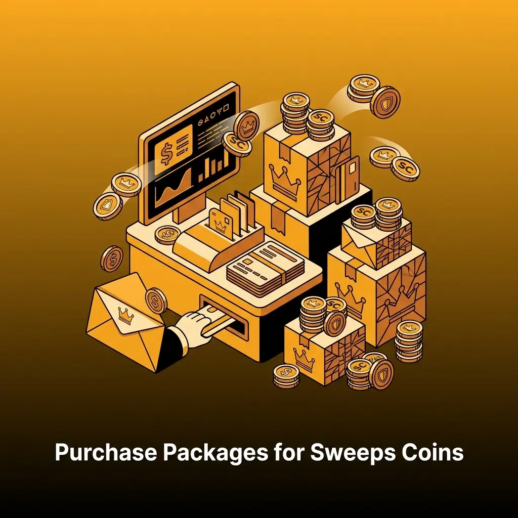 Crown Coins Casino purchase packages showing Crown Coins tiers with bonus Sweeps Coins starting from USD 1.99