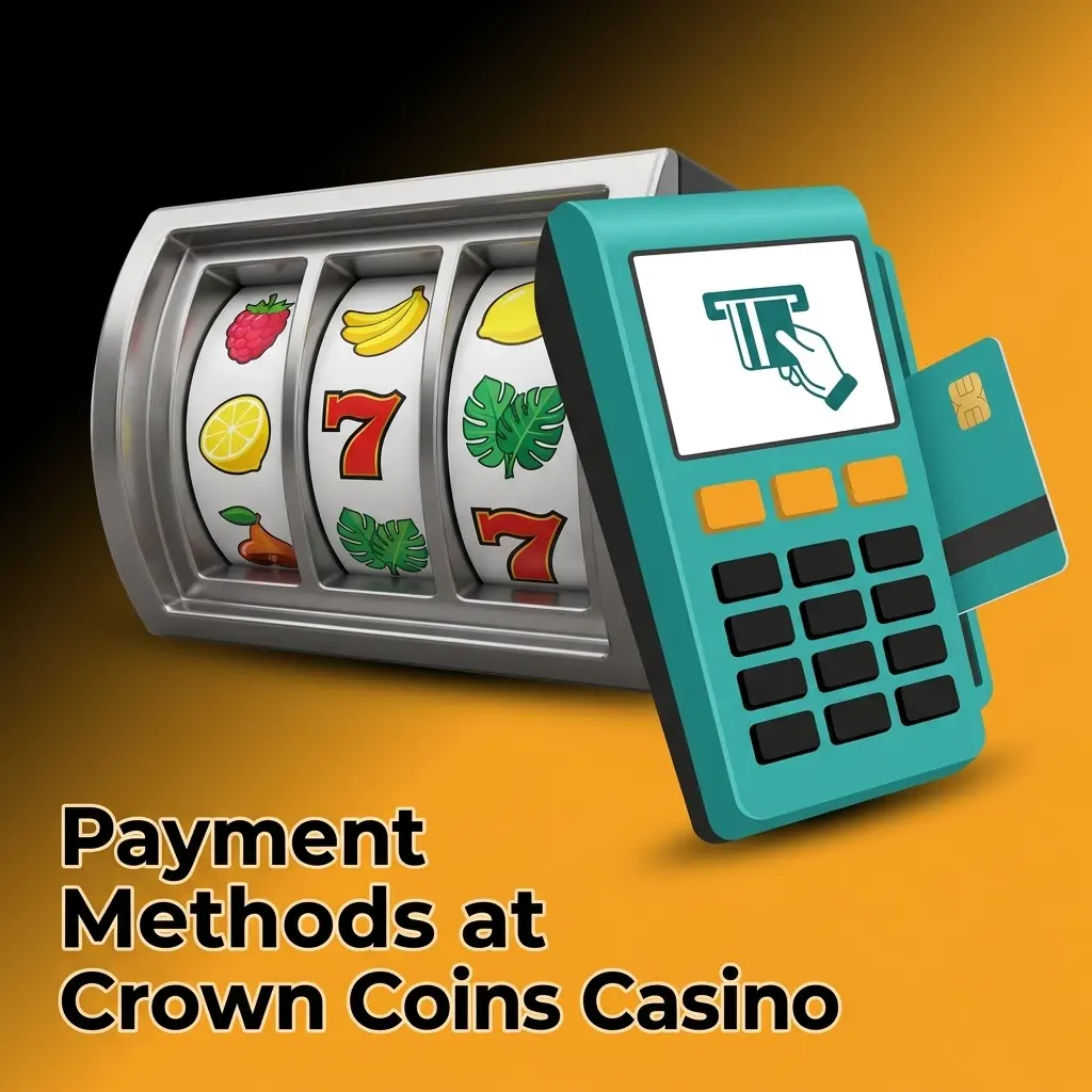 Crown Coins Casino payment methods including Apple Pay, Visa, Mastercard, Amex, Discover, and Skrill for US players